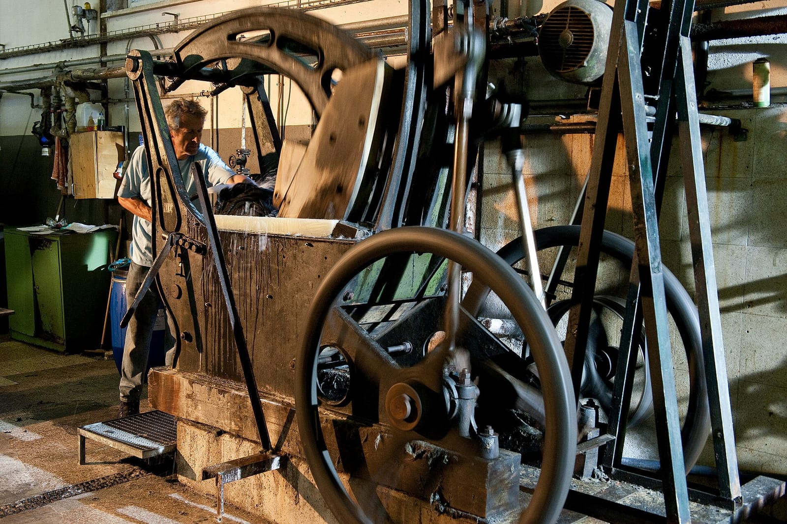 Old wooden fulling mill at Steiner1888, in Mandling.